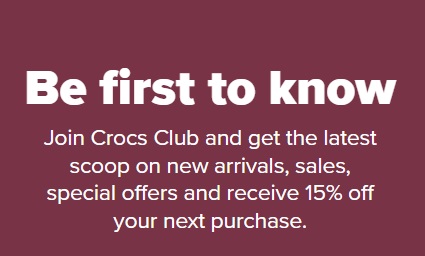 Código promocional Crocs