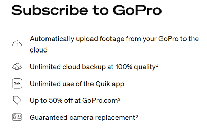 Código promocional GoPro