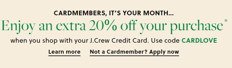 Código promocional JCrew