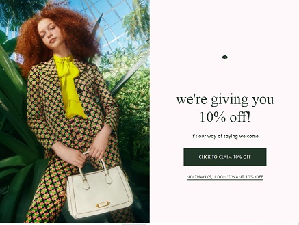 Código promocional KateSpade