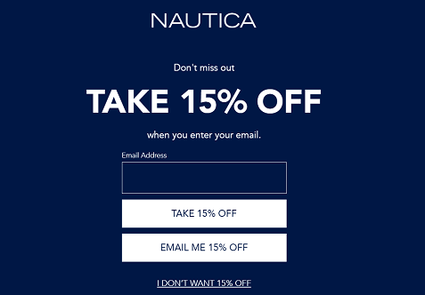 Código promocional Nautica