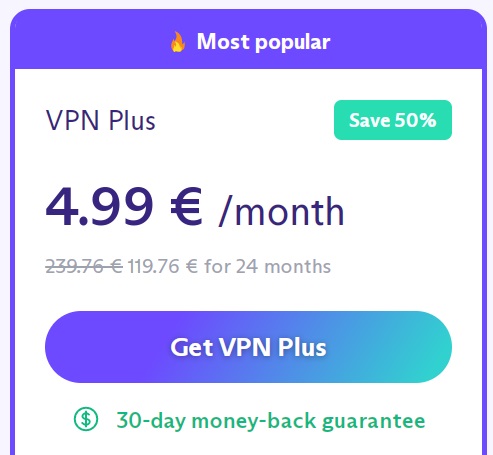 Código promocional protonvpn.com