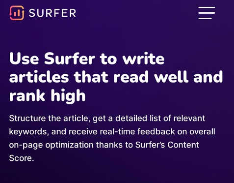 Código promocional SurferSEO.com
