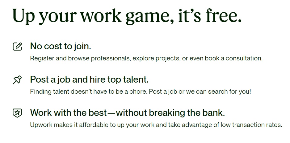 Código promocional Upwork.com