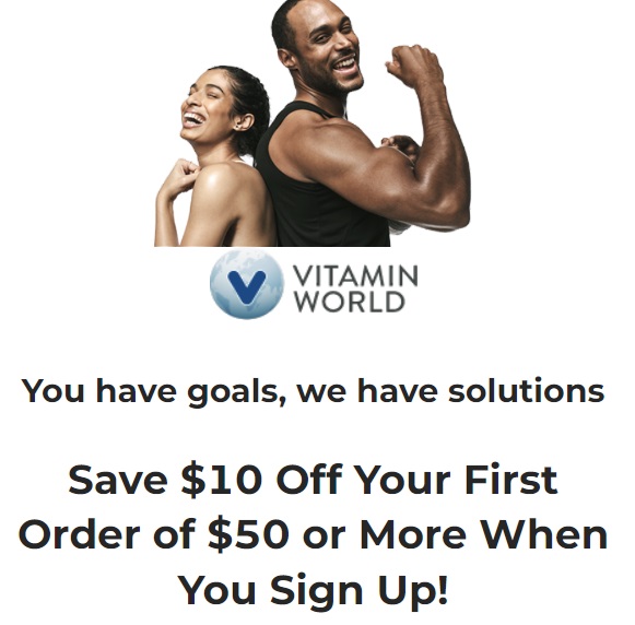Código promocional vitaminworld.com