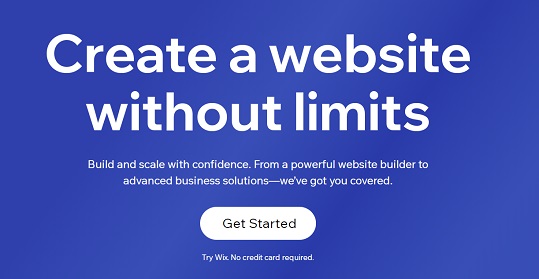 Código promocional wix.com