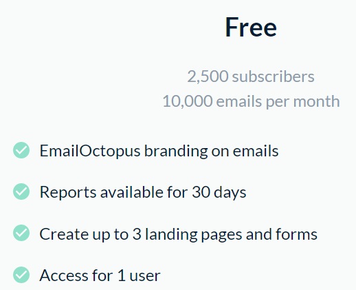 Cupom emailoctopus.com