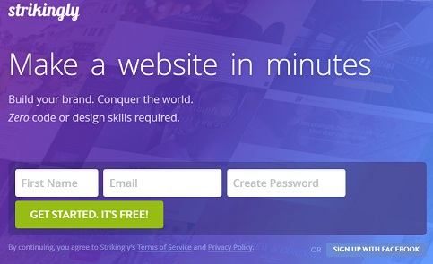 Cupom strikingly.com